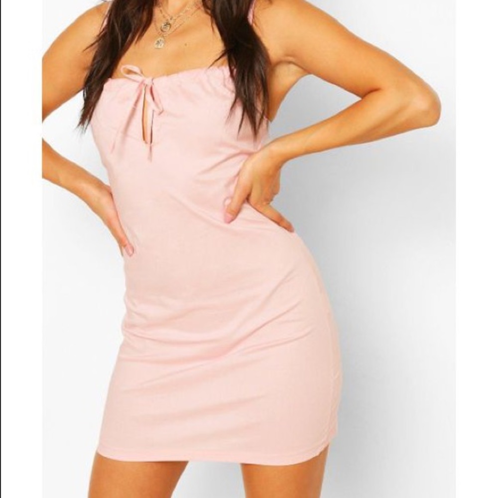BooHoo Pink Mini Dress